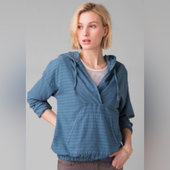 Prana Farin Pullover size XL color: blue - Picture 5 of 5